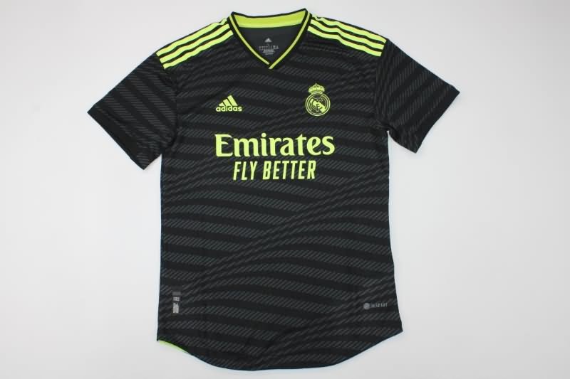 Thailand Quality(AAA) 22/23 Real Madrid Third Soccer Jersey(Player)