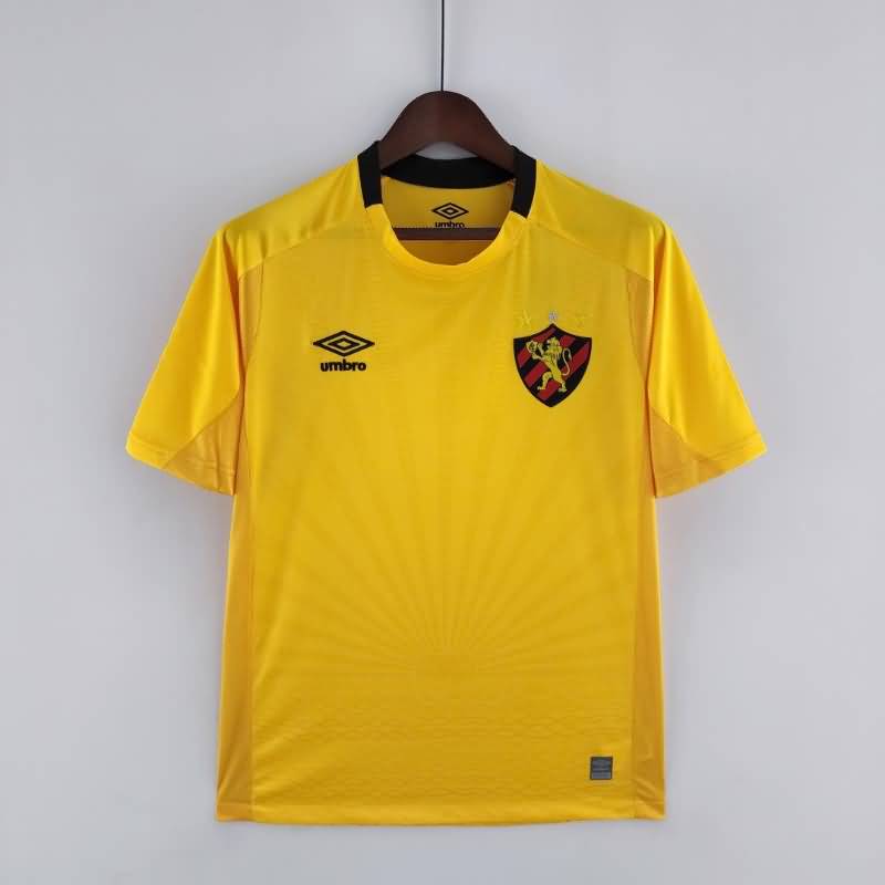 Thailand Quality(AAA) 22/23 Recife Goalkeeper Yellow Soccer Jersey