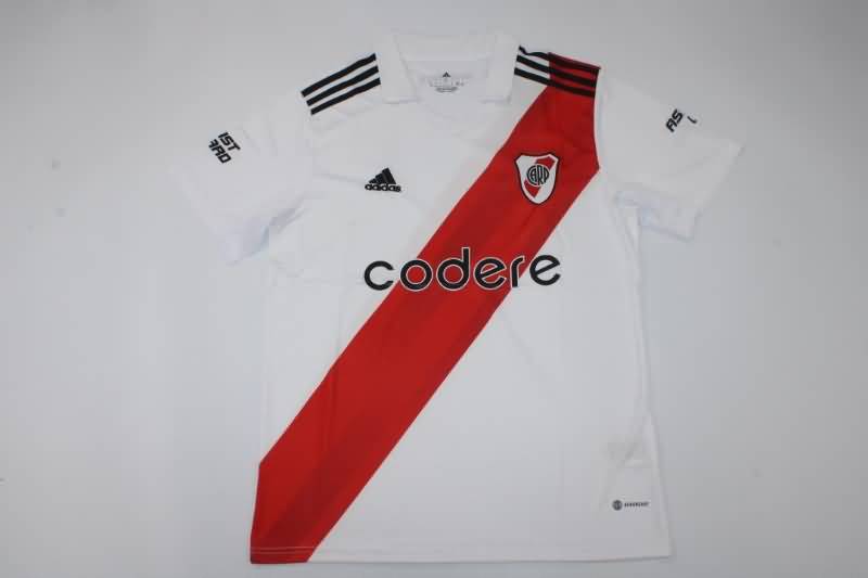 Thailand Quality(AAA) 2022 River Plate Home Soccer Jersey