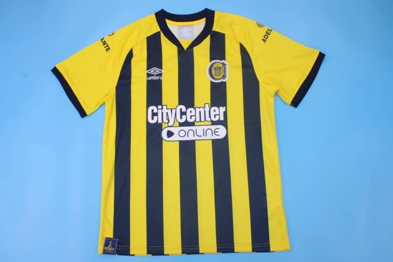 Thailand Quality(AAA) 2022 Rosario Central Home Soccer Jersey