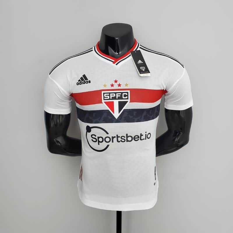 Thailand Quality(AAA) 2022 Sao Paulo Home Soccer Jersey(Player)