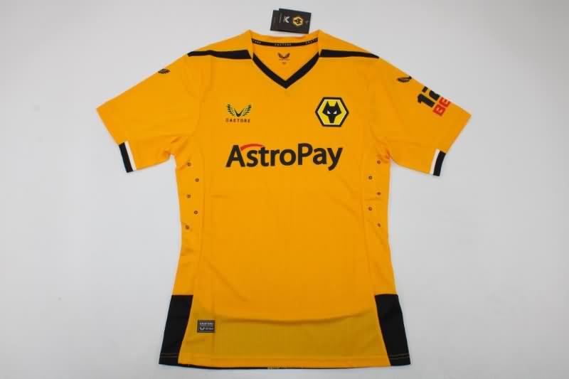 Thailand Quality(AAA) 22/23 Wolves Home Soccer Jersey(Player)