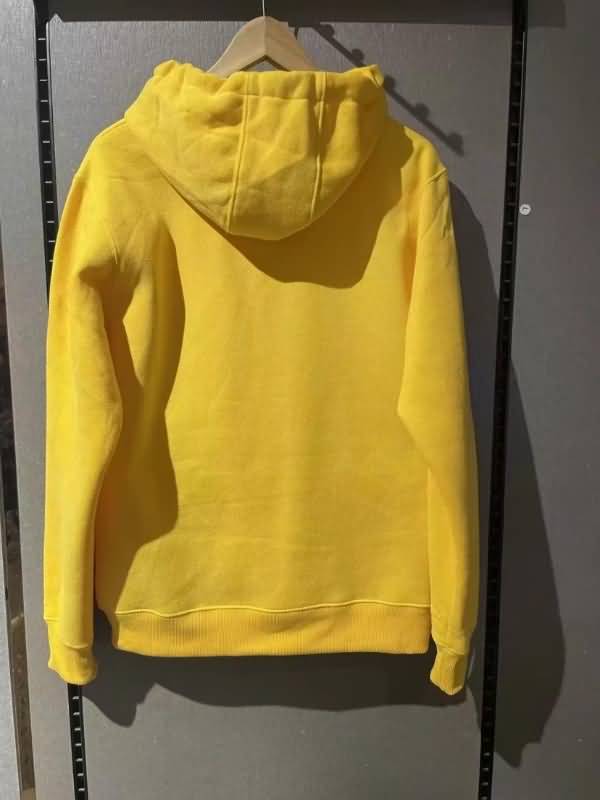 Thailand Quality(AAA) 2022 Brazil Yellow Soccer Hoodie