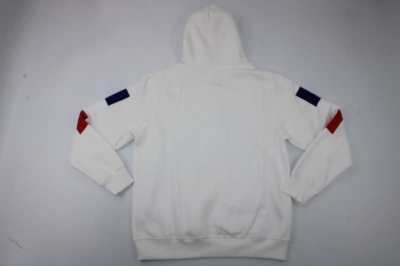 Thailand Quality(AAA) 2022 France White Soccer Hoodie