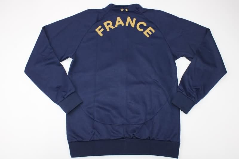 Thailand Quality(AAA) 2022 France Dark Blue Soccer Jacket
