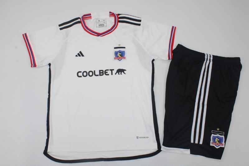 2023 Colo Colo Home Kids Soccer Jersey And Shorts