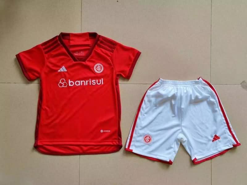 2023 Sport Club Internacional Home Kids Soccer Jersey And Shorts