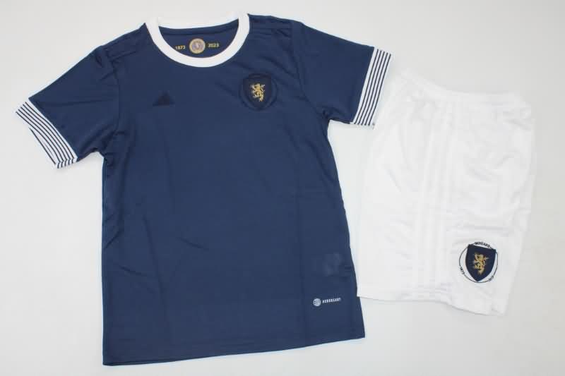 150th Scotland Anniversary Kids Soccer Jersey And Shorts