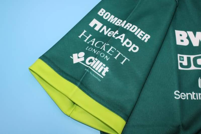 Thailand Quality(AAA) 2022 Aston Martin Green Polo Soccer T-Shirt