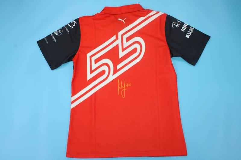 Thailand Quality(AAA) 2022 Ferrari Red Polo Soccer T-Shirt 04