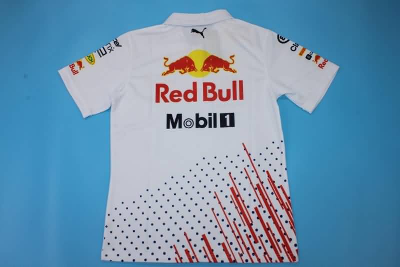 Thailand Quality(AAA) 2022 Red Bull White Polo Soccer T-Shirt