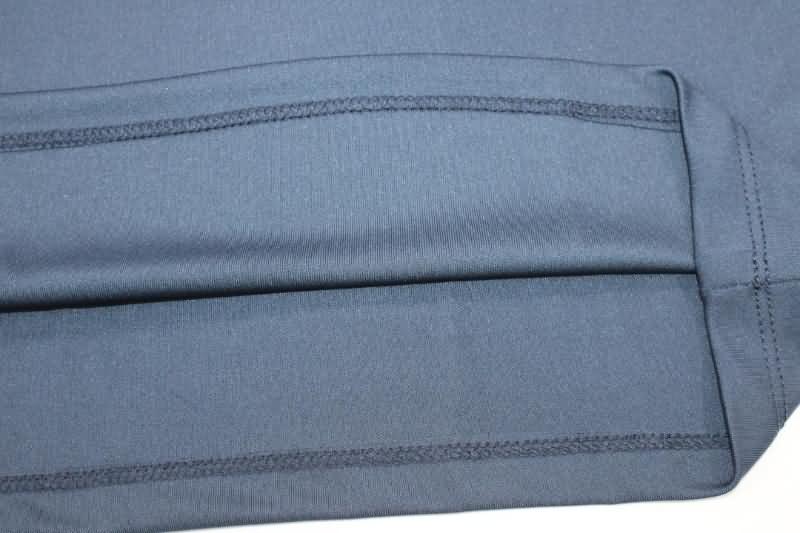 Thailand Quality(AAA) 2022 France Dark Blue Polo Soccer T-Shirt 02