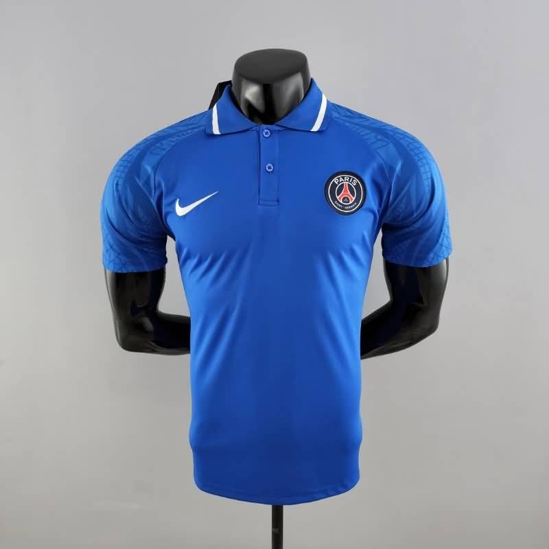 Thailand Quality(AAA) 22/23 Paris St German Blue Polo Soccer T-Shirt 02