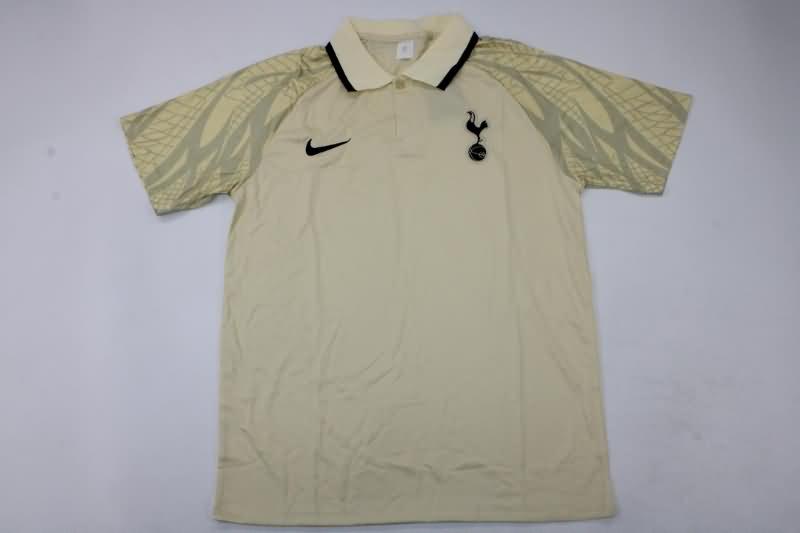 Thailand Quality(AAA) 22/23 Tottenham Hotspur Grey Polo Soccer T-Shirt