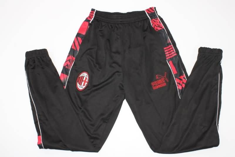 Thailand Quality(AAA) 22/23 AC Milan Black Soccer Tracksuit 03