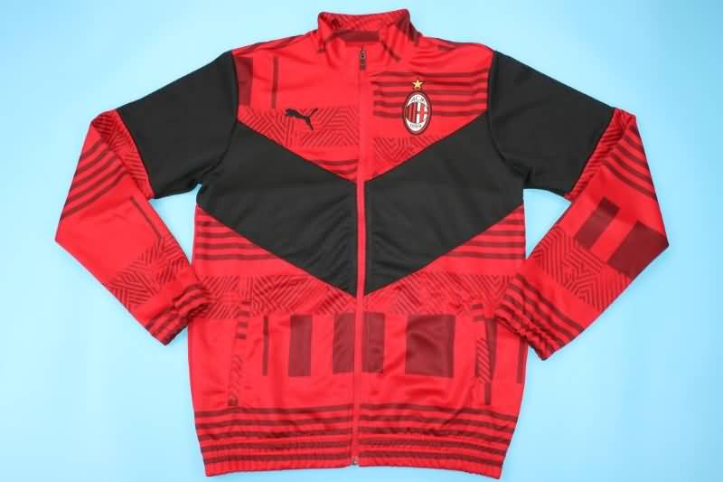 Thailand Quality(AAA) 22/23 AC Milan Red Soccer Tracksuit