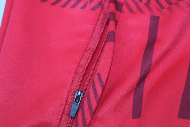 Thailand Quality(AAA) 22/23 AC Milan Red Soccer Tracksuit