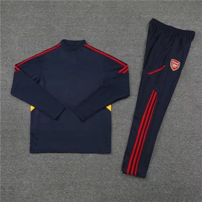 Thailand Quality(AAA) 22/23 Arsenal Dark Blue Soccer Tracksuit