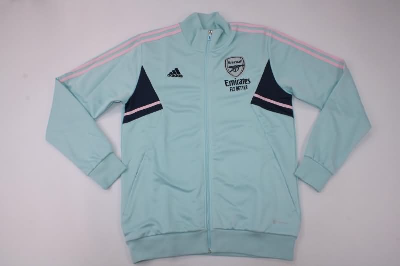 Thailand Quality(AAA) 22/23 Arsenal Green Soccer Tracksuit
