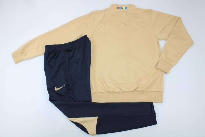 Thailand Quality(AAA) 22/23 Barcelona Gold Soccer Tracksuit