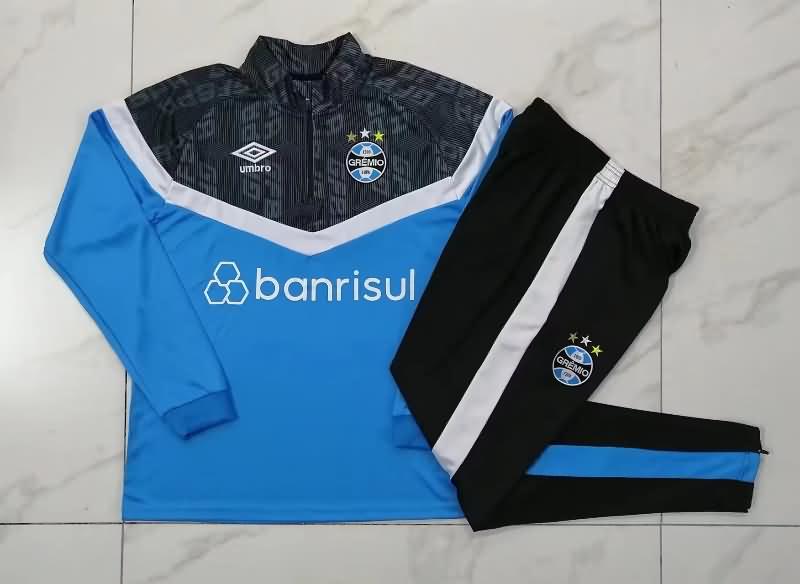 Thailand Quality(AAA) 2023 Gremio Blue Soccer Tracksuit 02