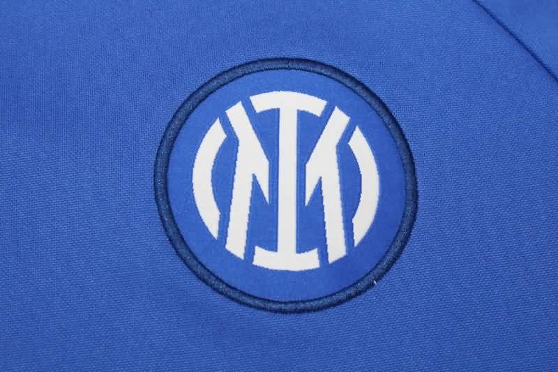Thailand Quality(AAA) 22/23 Inter Milan Blue Soccer Tracksuit 03