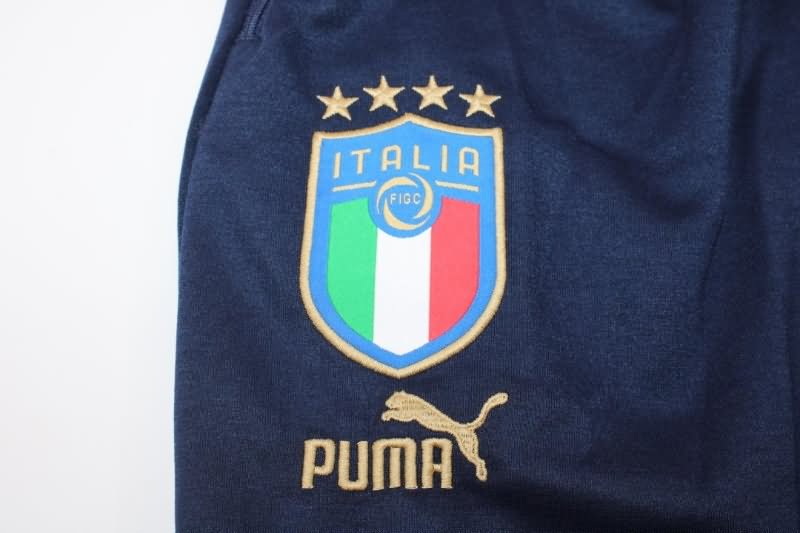 Thailand Quality(AAA) 2022 Italy Blue Soccer Tracksuit 03