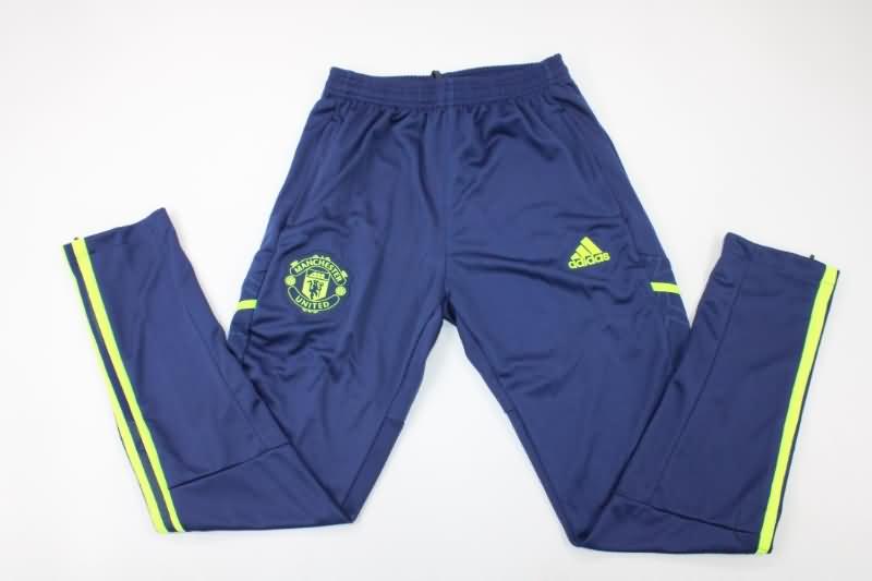 Thailand Quality(AAA) 22/23 Manchester United Dark Blue Soccer Tracksuit 03