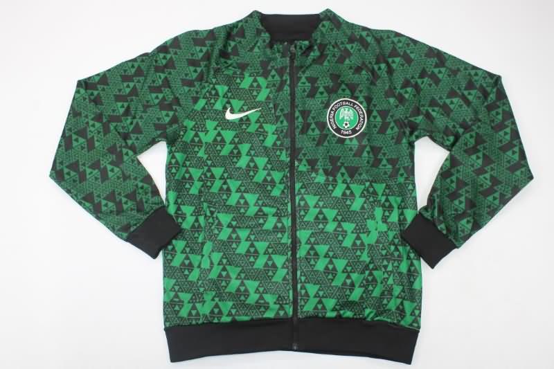 Thailand Quality(AAA) 2022 Nigeria Green Soccer Tracksuit 02