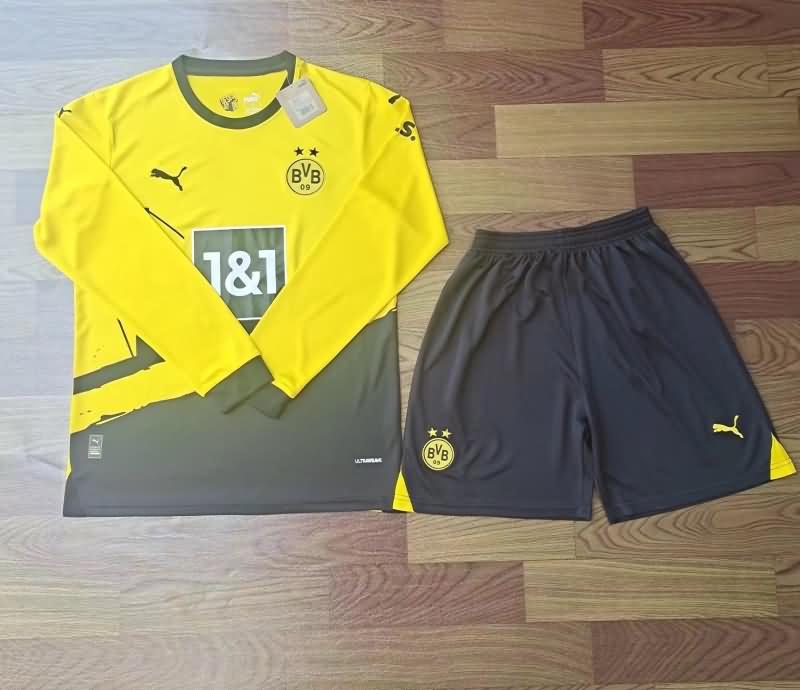 23/24 Dortmund Home Long Sleeve Soccer Jersey