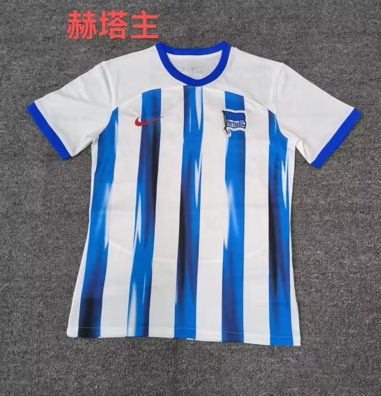 Thailand Quality(AAA) 23/24 Hertha BSC Home Soccer Jersey