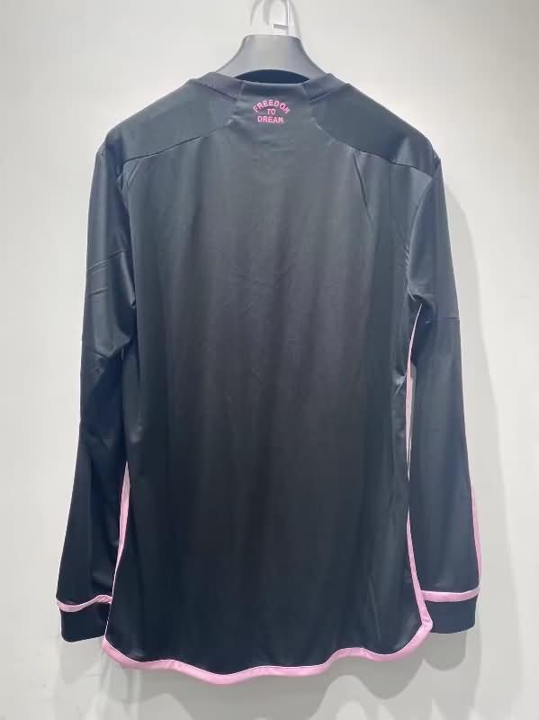 Thailand Quality(AAA) 2024 Inter Miami Away Long Sleeve Soccer Jersey