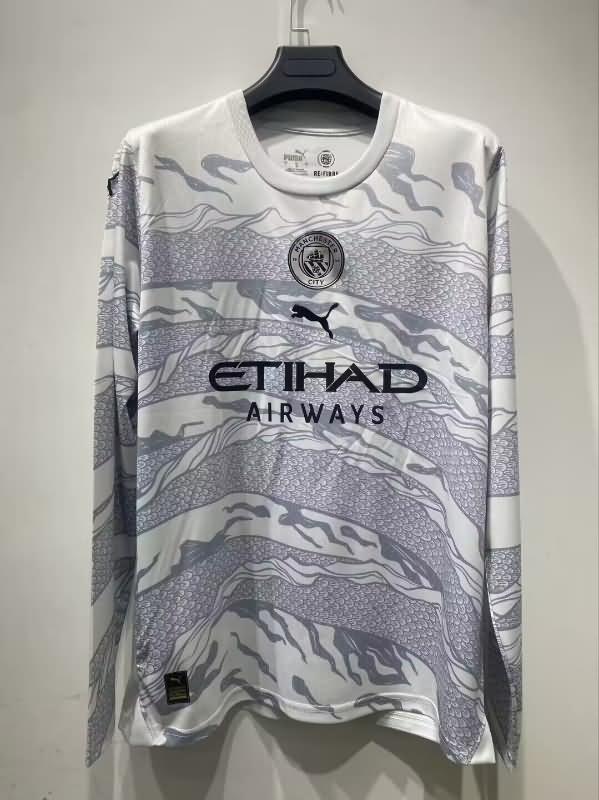 Thailand Quality(AAA) 23/24 Manchester City Special Long Sleeve Soccer Jersey