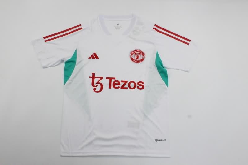 Thailand Quality(AAA) 23/24 Manchester United Training Soccer Jersey