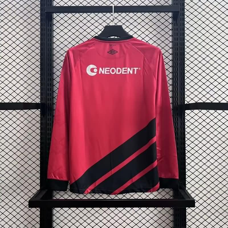 Thailand Quality(AAA) 2023 Club Athletico Paranaense Home Long Sleeve Soccer Jersey