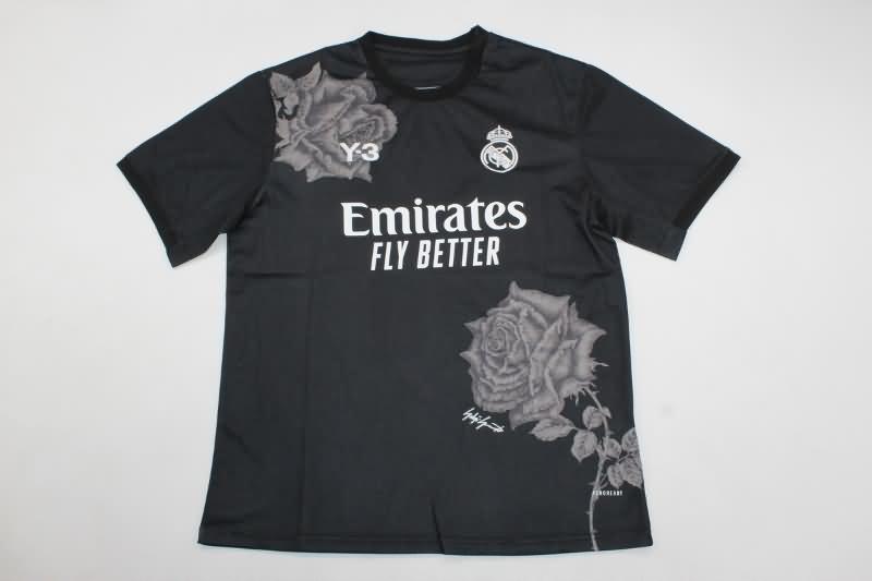 Thailand Quality(AAA) 23/24 Real Madrid Fourth Black Soccer Jersey
