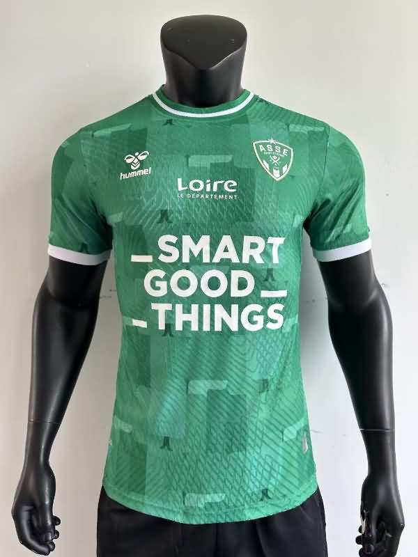 Thailand Quality(AAA) 23/24 Saint Etienne Home Soccer Jersey (Player)