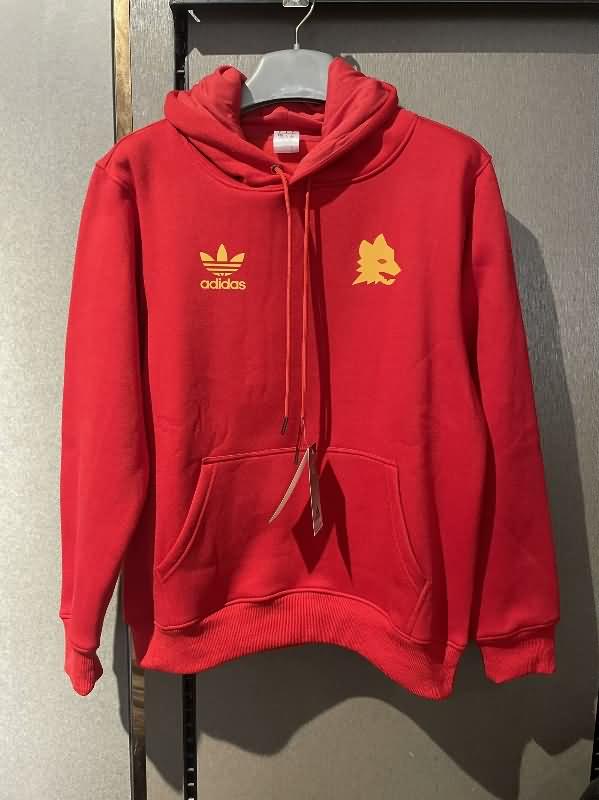 Thailand Quality(AAA) 23/24 AS Roma Red Soccer Hoodie