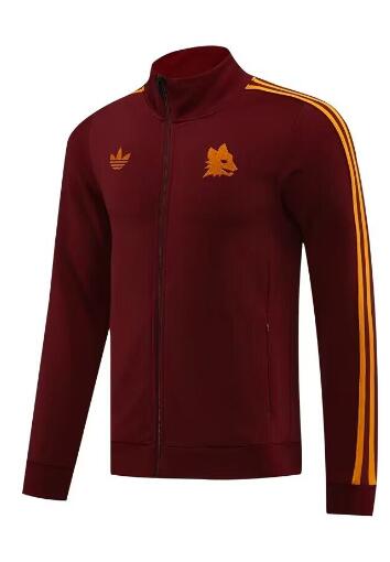 Thailand Quality(AAA) 23/24 AS Roma Red Soccer Jacket