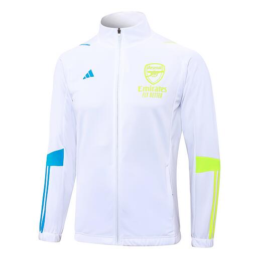 Thailand Quality(AAA) 23/24 Arsenal White Soccer Jacket