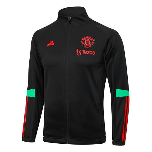Thailand Quality(AAA) 23/24 Manchester United Black Soccer Jacket