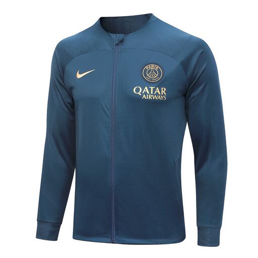 Thailand Quality(AAA) 23/24 Paris St Germain Dark Blue Soccer Jacket