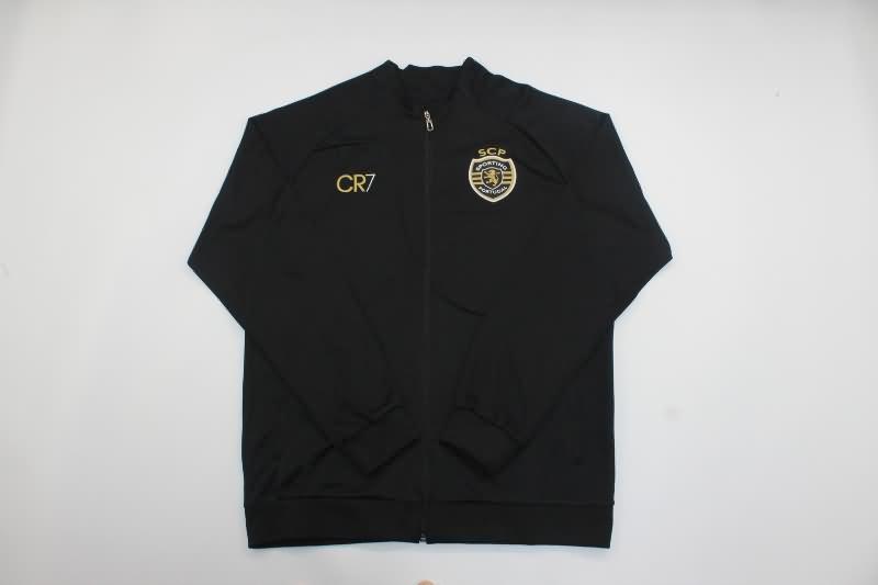 Thailand Quality(AAA) 23/24 Sporting Lisbon Black Soccer Jacket