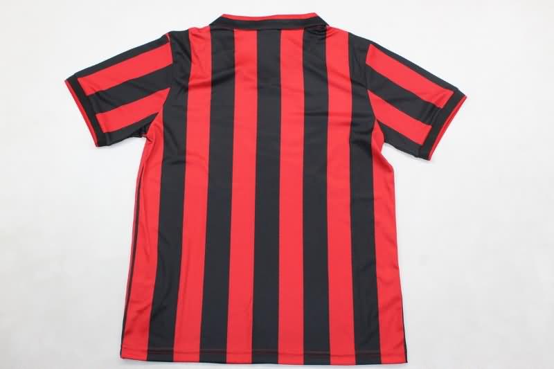 1990/91 AC Milan Home Kids Soccer Jersey And Shorts