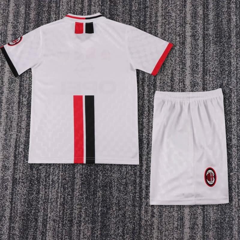 1996/97 AC Milan Away Kids Soccer Jersey And Shorts