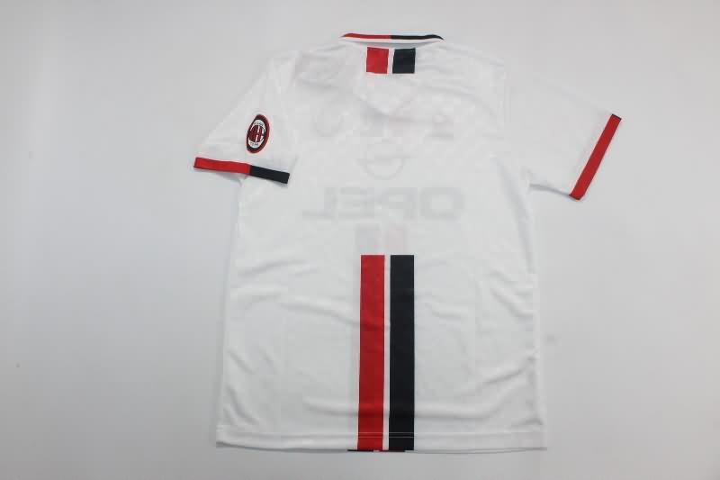 1996/97 AC Milan Away Kids Soccer Jersey And Shorts