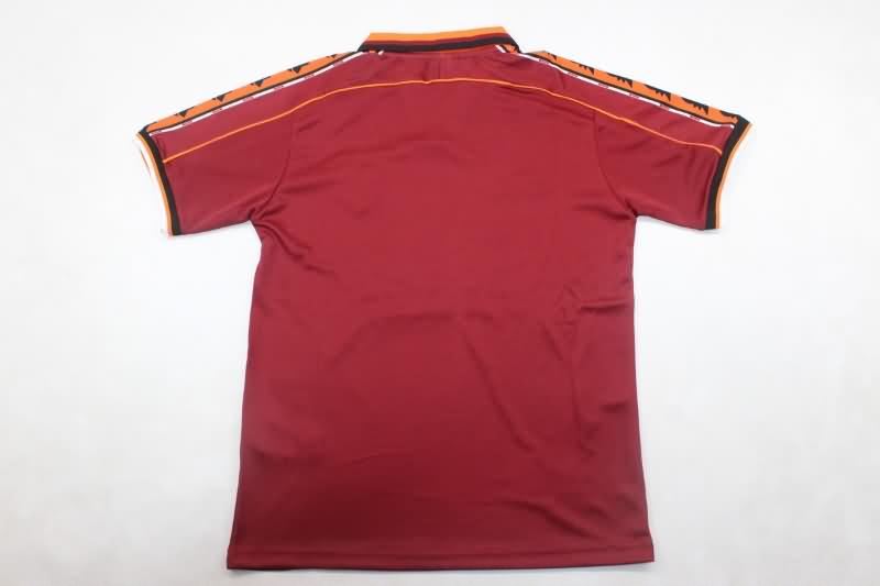 1998/99 AS Roma Home Kids Soccer Jersey And Shorts