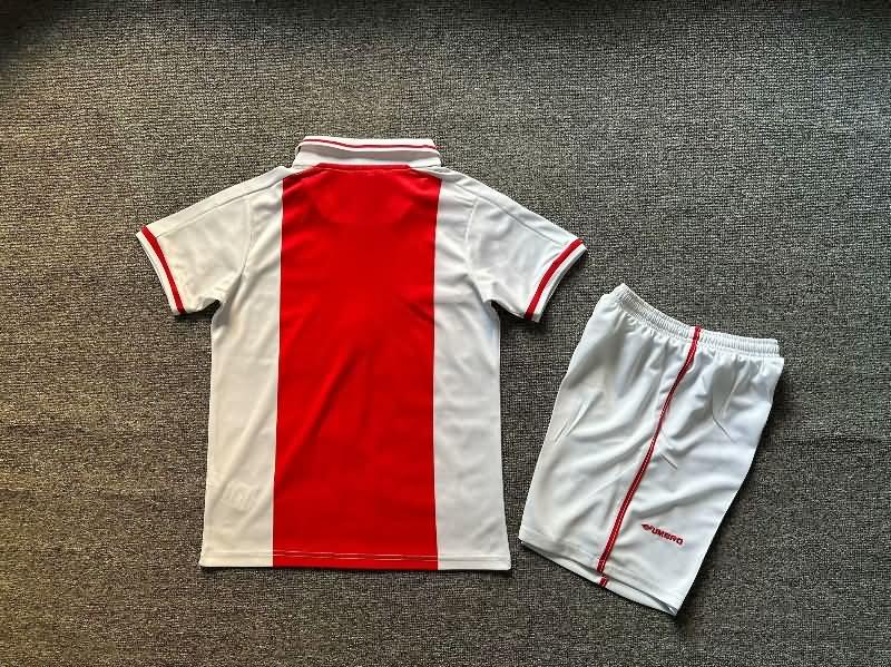 1998/99 Ajax Home Kids Soccer Jersey And Shorts