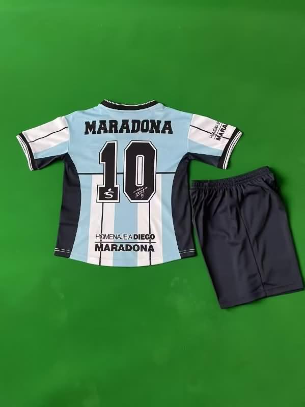 2001 Argentina Special Kids Soccer Jersey And Shorts