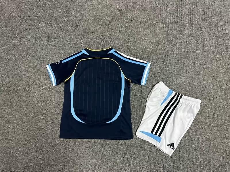 2006 Argentina Away Kids Soccer Jersey And Shorts